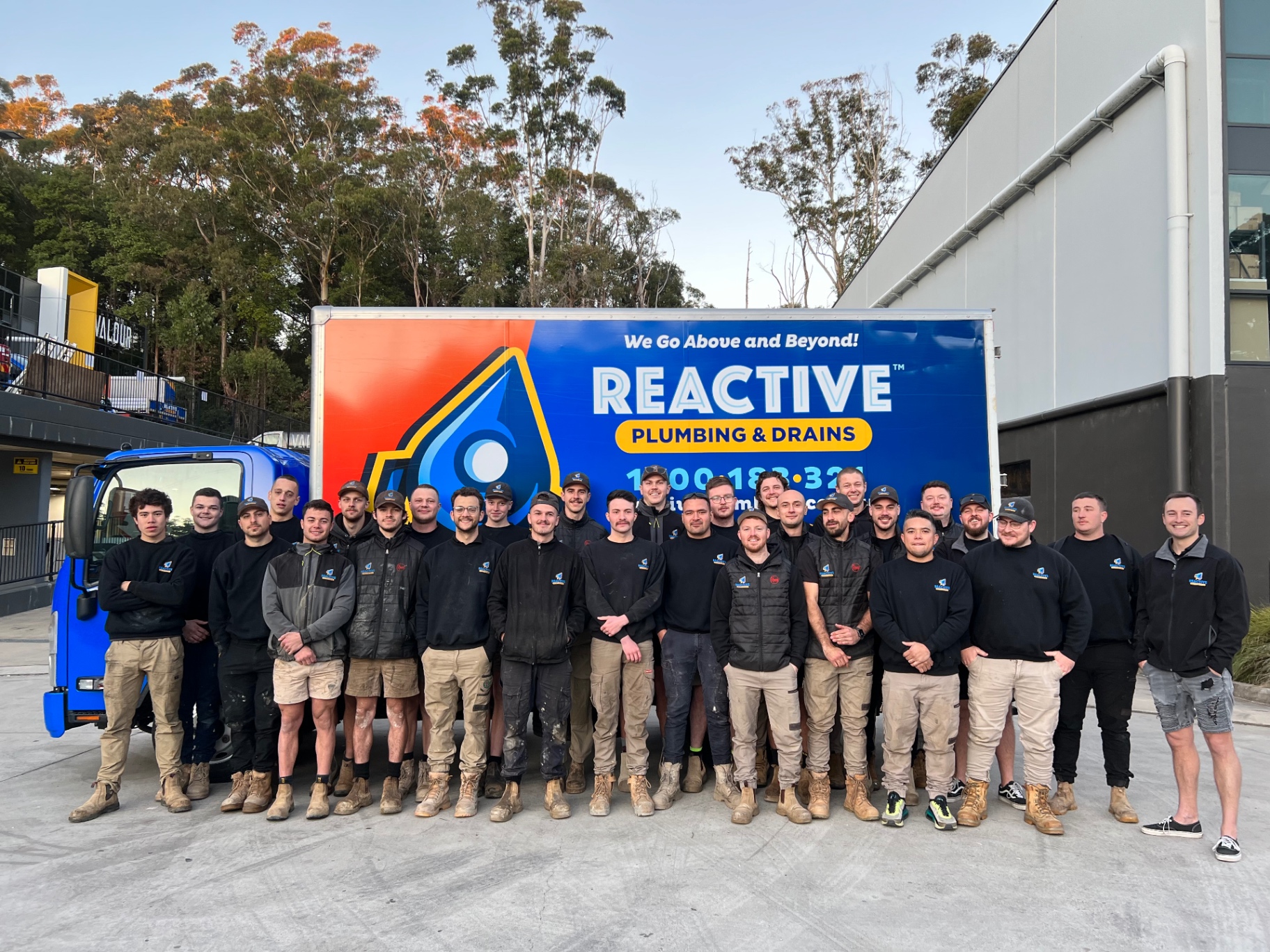 The Reactive Plumbing & Electrical team in Newcastle